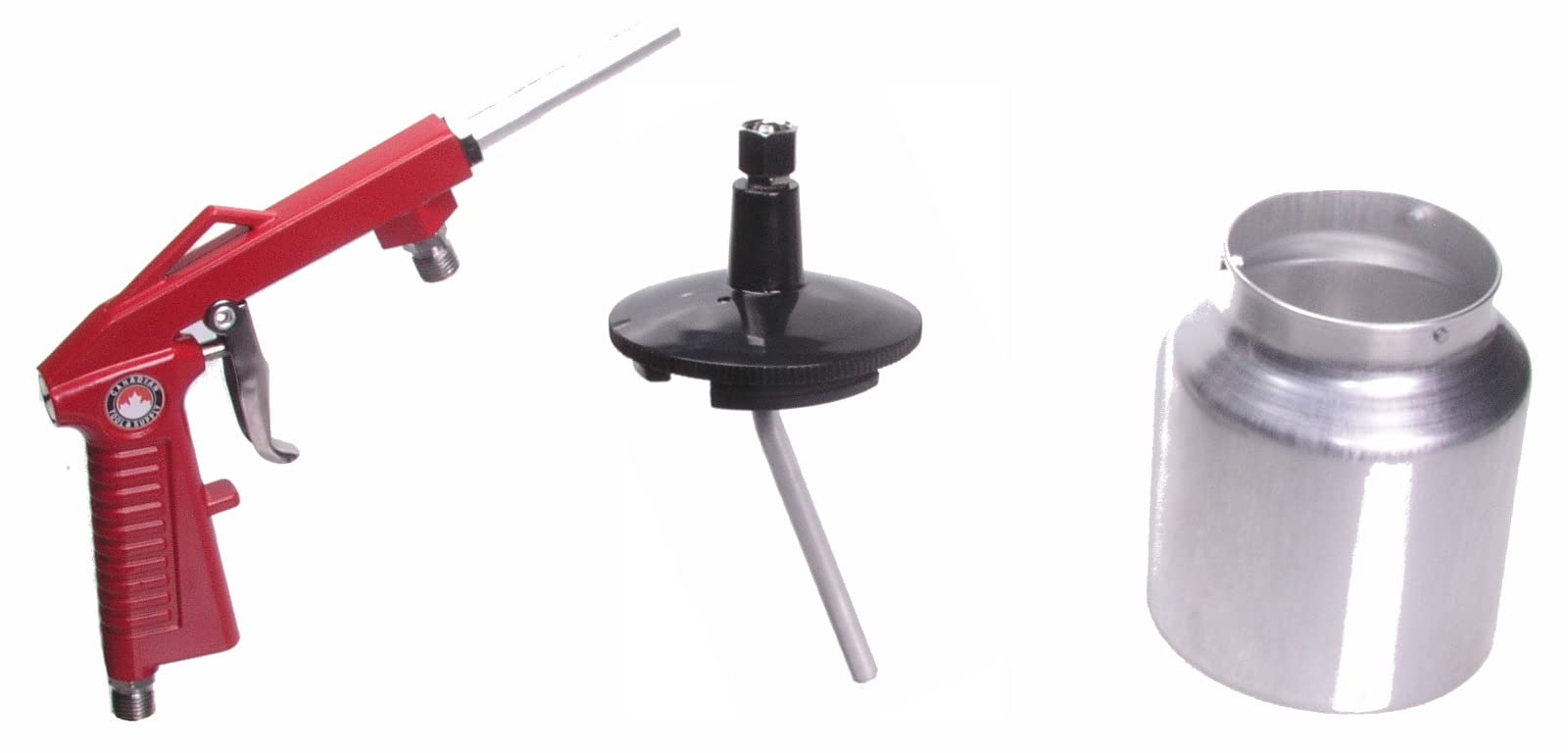Canadian Tool and Supply Air Undercoating Spray Gun with Aluminum